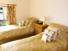 The Twin Room is upstairs near the Bathroom and Single Room